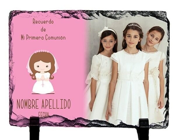 1091-Pizarra-Comunion-natural-personalizada-15x20-2.jpg Pizarra Comunión natural personalizada con fotos 15x20