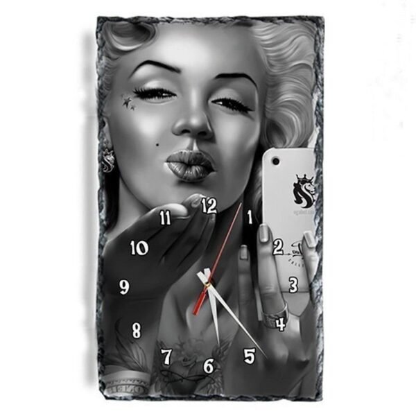 211-Reloj-de-pizarra-natural-1.jpg Reloj pizarra natural personalizado con fotos Vertical