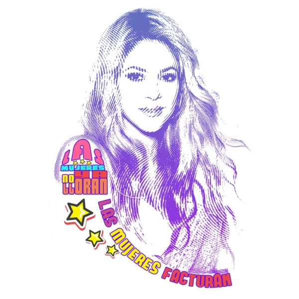 diseno-shakira-lasmujeres.webp Camiseta Las mujeres ya no lloran Unisex